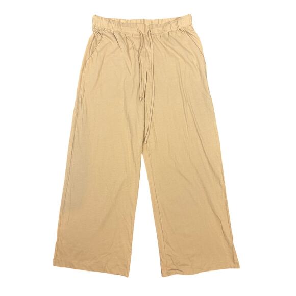 Parachute Organic Cotton Pants Wide Leg Relaxed Lounge Quite Luxury Bisque Sz XS - Picture 2 of 9